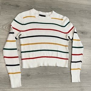 Banana Republic Factory Striped Crew Neck Sweater size XS